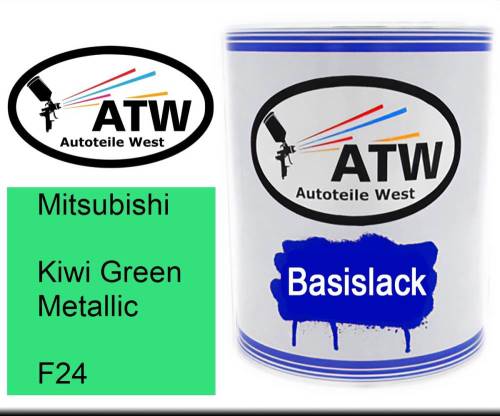 Mitsubishi, Kiwi Green Metallic, F24: 1L Lackdose, von ATW Autoteile West.